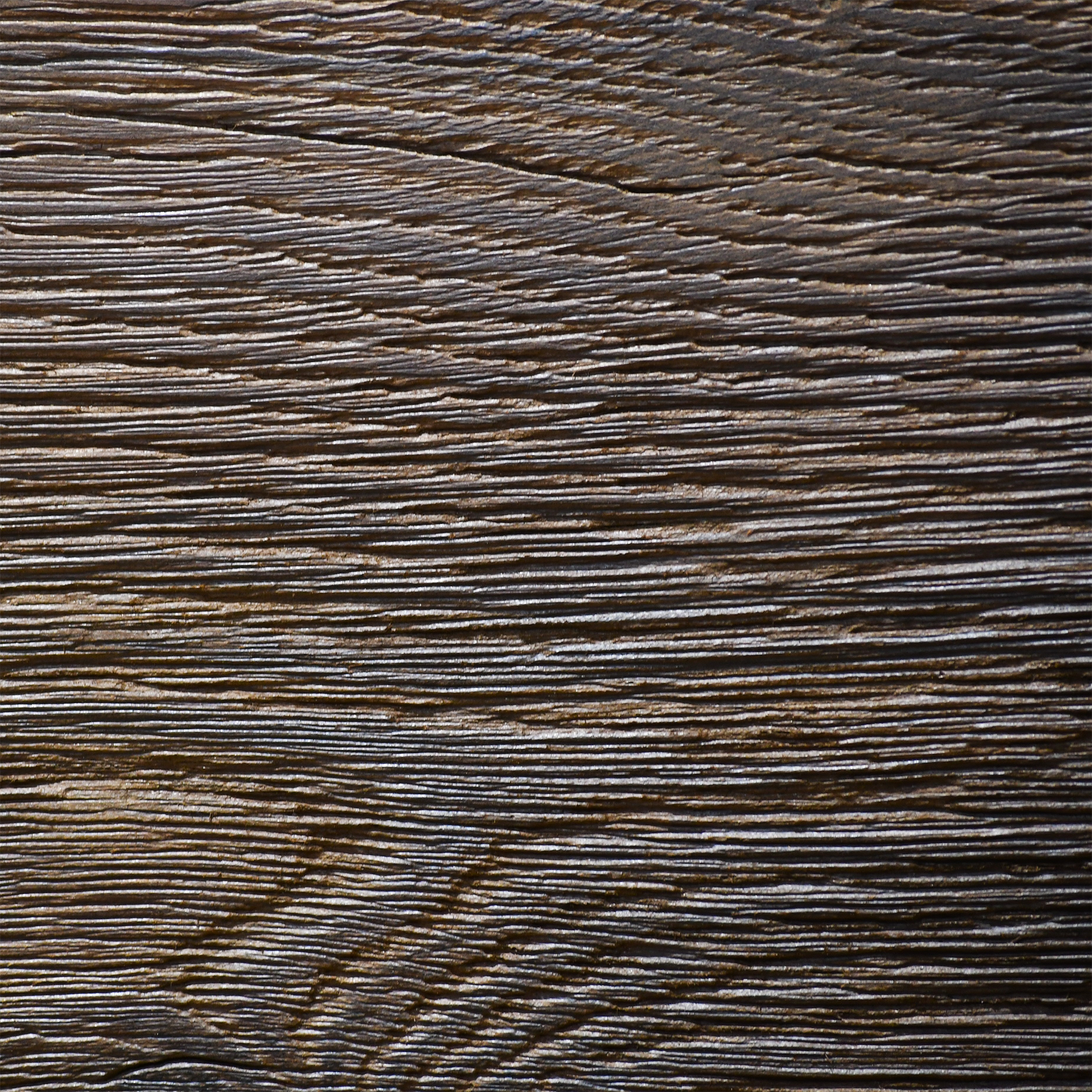 Embered Oak Mantel - Wire-Brushed
