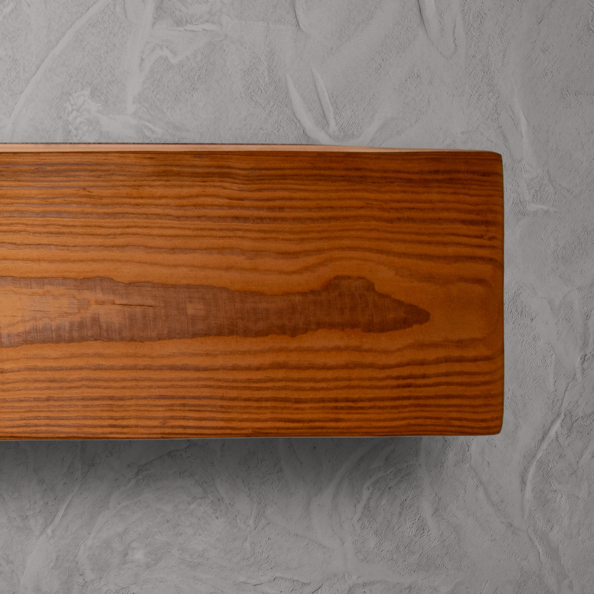 Pine Mantel - Wire-Brushed
